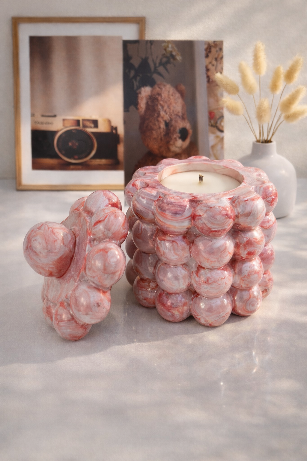 Luxury Scented Bubble Jar (Hand-Poured)