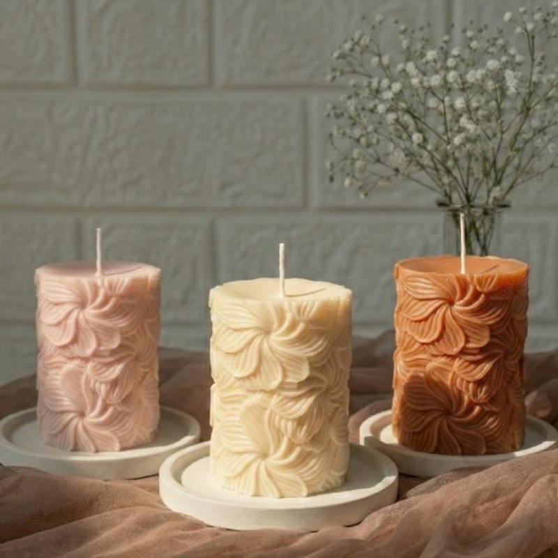 Wind Whirl Pillar Candle