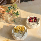 Lotus Jar Candle with Dried Flowers