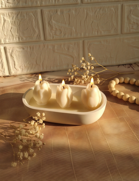 Tulip Garden- Container candle.