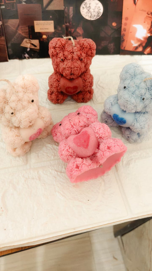 Aesthetic Teddy Love Scented Candle- Pack of 2