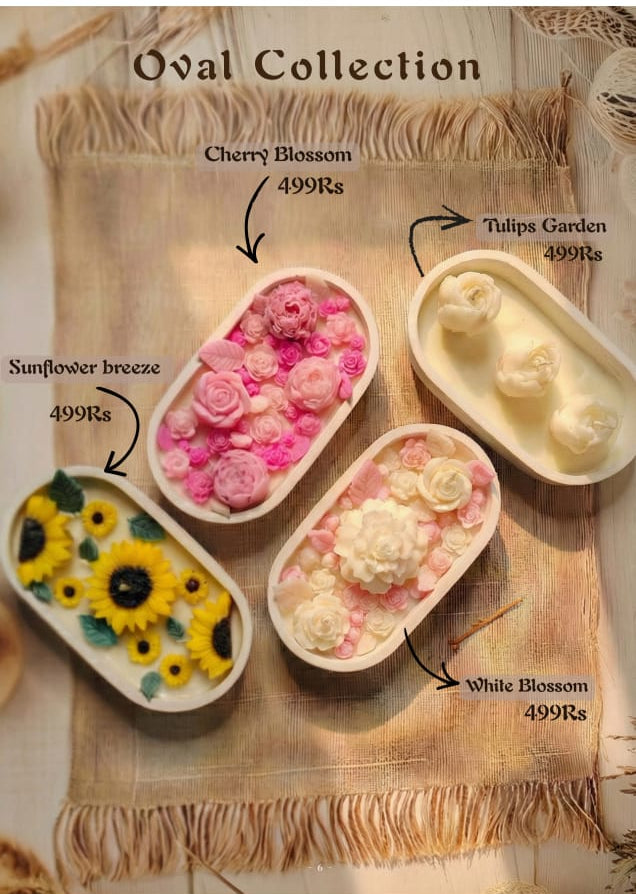 Scented Cherry Blossom Decor Candle