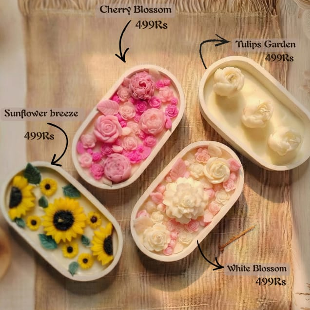 Scented Cherry Blossom Decor Candle